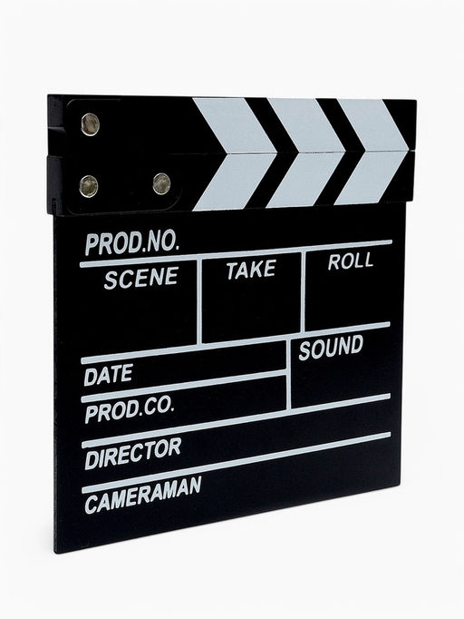 Кинохлопушка режиссёра, черная, 20×20 см