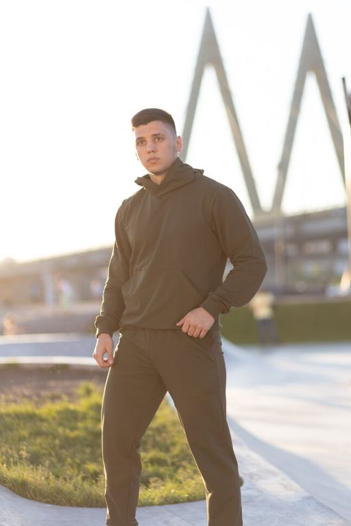 футер 2х нитка Костюм c толстовкой мужской - Knitka wear фото 5