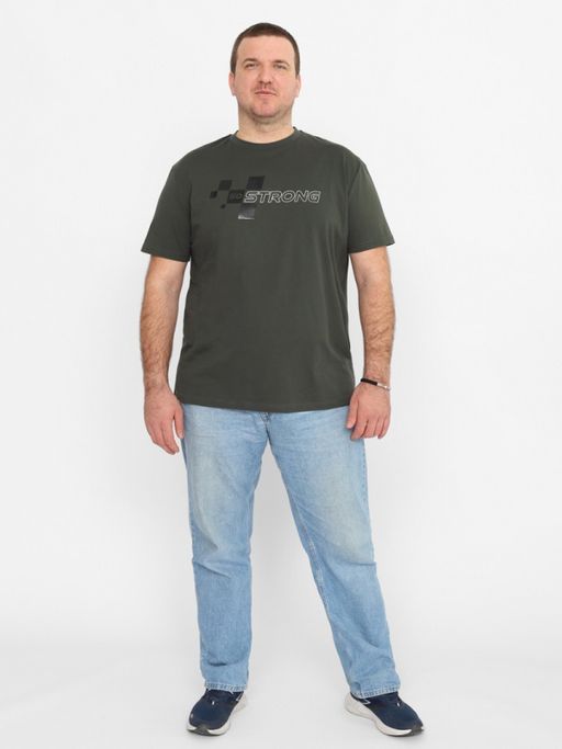 CRB wear/FSLM 60239-35 Футболка мужская,хаки/Ex.Cherubino  фото 2