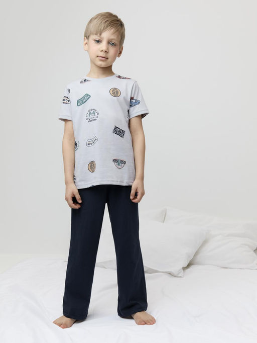 К 1646/городское ралли,индиго пижама для мал