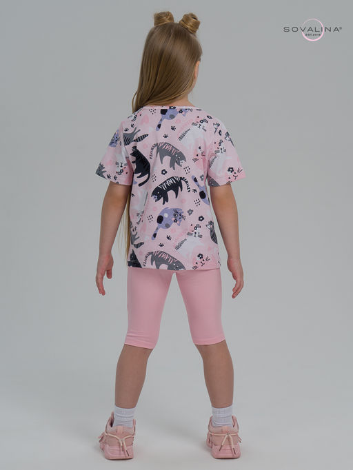 Костюм Актив ленивые котики-розовый - Sovalina фото 22
