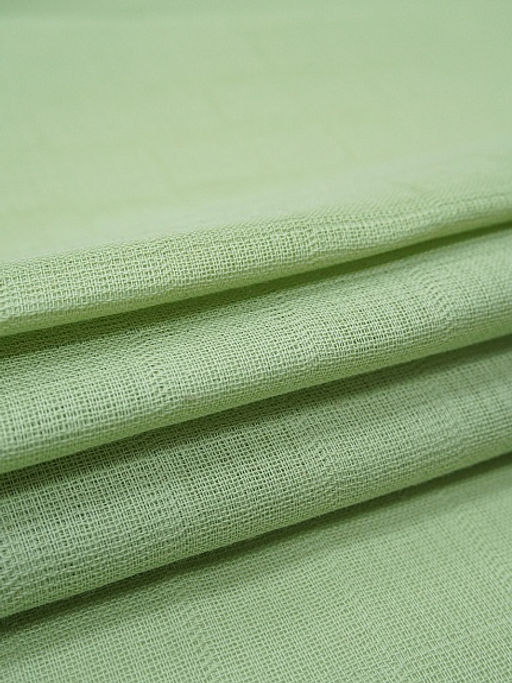 Муслин двухслойный цв.Сухая трава, СОРТ2, ш.1.35м, хлопок-100%, 100гр/м.кв - Купава фото 2