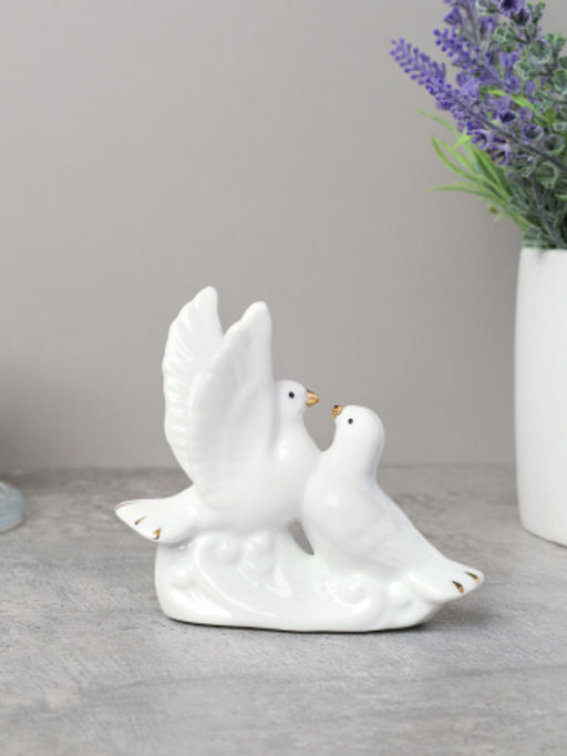 Статуэтка Влюбленные голуби 8х10 см / B2464 /уп 96/ - ГалеонТрейд фото 2