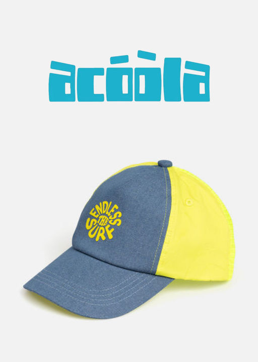 ACOOLA / Кепка детская Blok синий