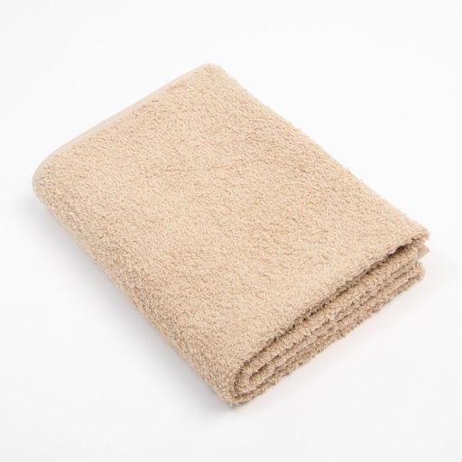 Полотенце махровое Экономь и Я 50*90 см, цв. бежевый, 100% хлопок, 320 гр/м2  фото 3