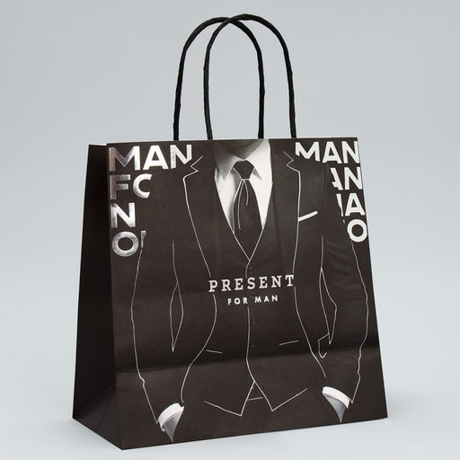 Пакет подарочный, упаковка, Стиль, 22?22?11 см