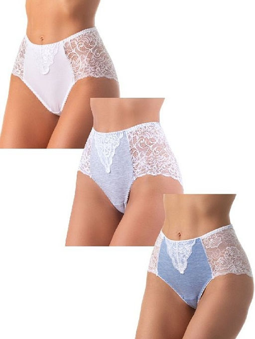 21015Вк-2 Трусы женские (в упаковке 3 штуки) VIVALIA макси