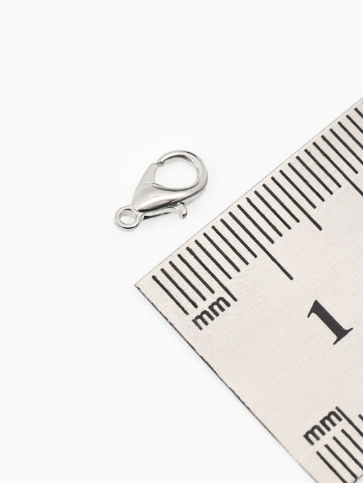 Набор для создания украшений "Минимум" колечки, кримпы, цепочки, цвет серебро