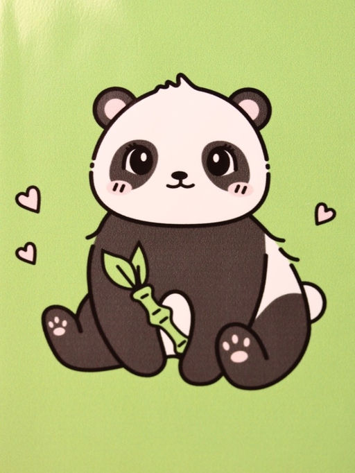 Обложка для паспорта Аниме Panda, плотность 560 мкм