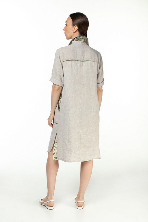 умягченный лен 100% платье - Luxuria фото 4