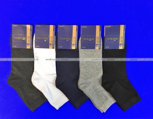 Цена за 10 пар. МИНИ носки мужские укороченные дезодорирующие арт. М 15 (М 02, М 11, М 01) АССОРТИ 41-47 (фактически 41-44) - Weiwei фото 9