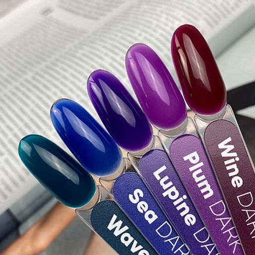 DARK base Plum цветная каучуковая база - Patrisa nail фото 2