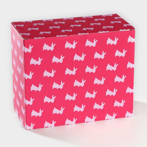 Подставка для яиц Доляна «Зайка», 5 ячеек, 19.5×16.2×10 см, белая ㅤ