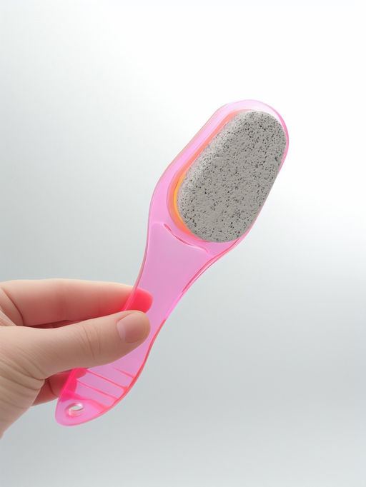 Цена за 3 шт. Пилка для пяток, камень/пемза, двусторонняя, 20 см, МИКС