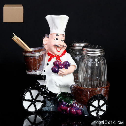 Набор для специй Повар 14x10x14 см / 6100 /уп 48/ - Галеонтрейд фото 3