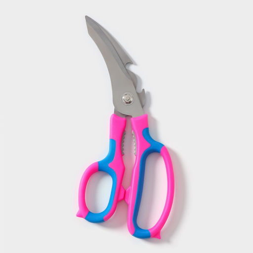 Ножницы кухонные для мяса и рыбы Доляна «Краски», 20 см, МИКС