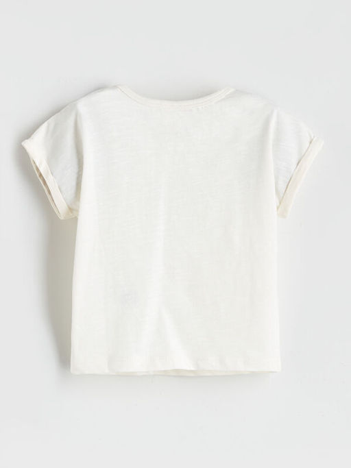 Bask?l? Erkek Bebek Ti??rt ve Pantolon 2li