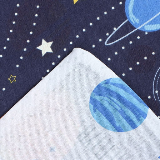 Постельное бельё Этель 1,5 сп Млечный путь, 143х215 см, 150х214 см, 50х70 см -1 шт, 100% хл, бязь  фото 4