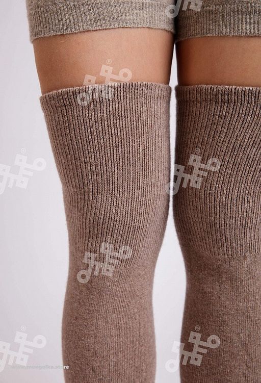 Чулки из монгольской шерсти (арт. 01127) - Тод оймс ххк фото 3