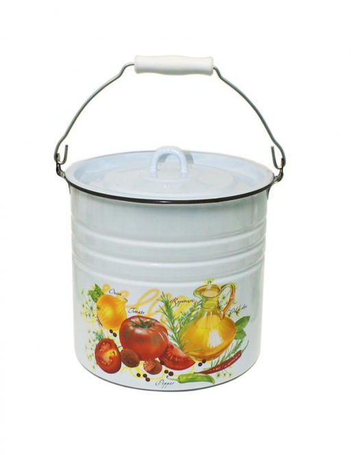 ЭМ_Ведро 12,0 л ДЕКОЛЬ с крышкой арт 1224/4, 02-1224/4, 03-1224/4 Магнитогорск