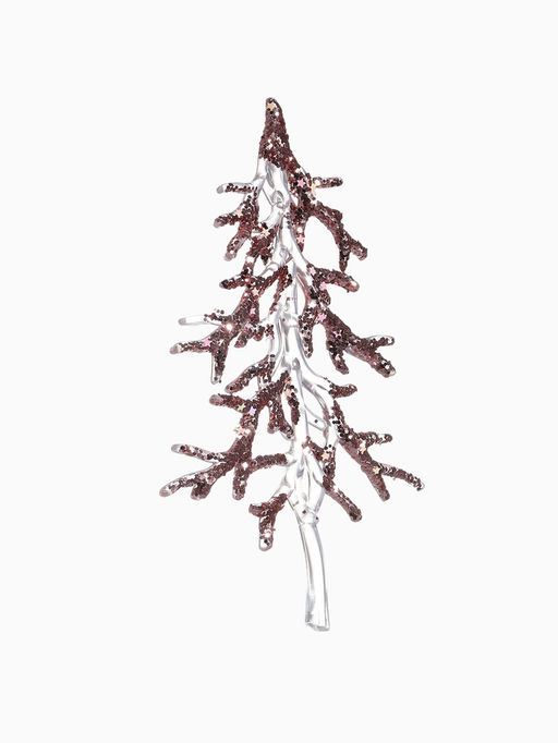 Цена за 2 шт. Ёлочная игрушка Зимнее волшебство. Ёлочка блеск сияние, 159 см, прозрачно-розовый фото 8