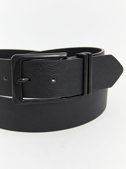 Deri G?r?n?ml? Erkek Kemer