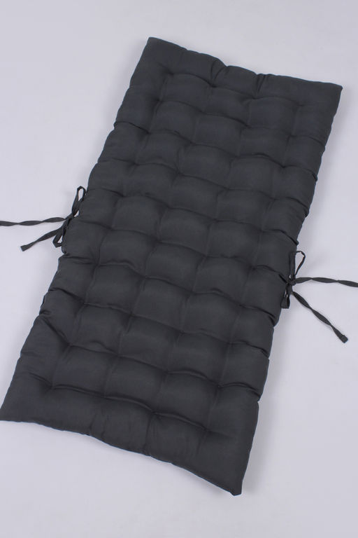 Подушка на стул со спинкой матрас подушка для кресла, 85х42х5 см на резинке и с завязками - Bio-line фото 66