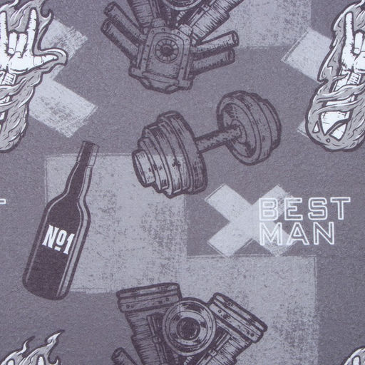 Плед Этель Best man, 75х100 см, 100% полиэстер, флис  фото 3