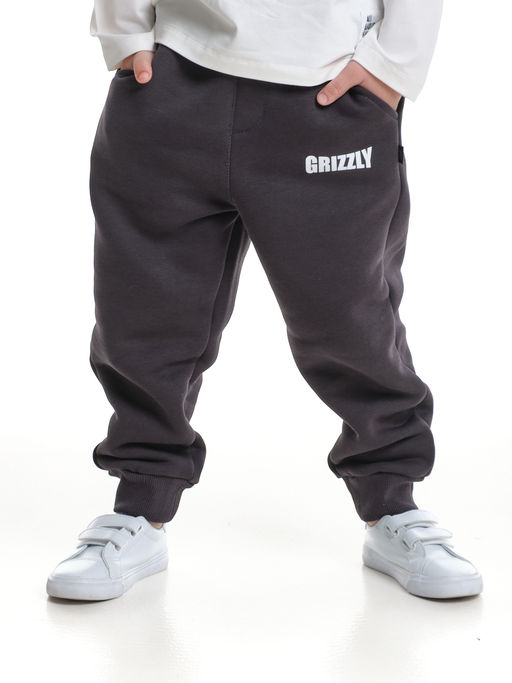 Брюки для мальчика штаны спортивные 22-7682 темный графит - Mini maxi фото 5