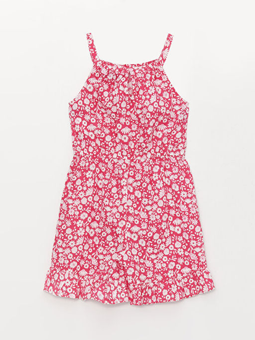 Kare Yaka Desenli Ask?l? K?z ?ocuk Tulum - Waikiki фото 2