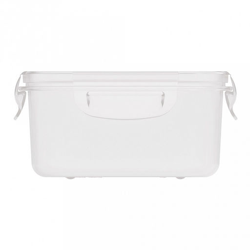 Контейнер для продуктов пластмассовый Прайм 1,6л, 22х16х7,5см, прямоугольный, на защелках, подходит для СВЧ (Россия) - Домашняя мода фото 3