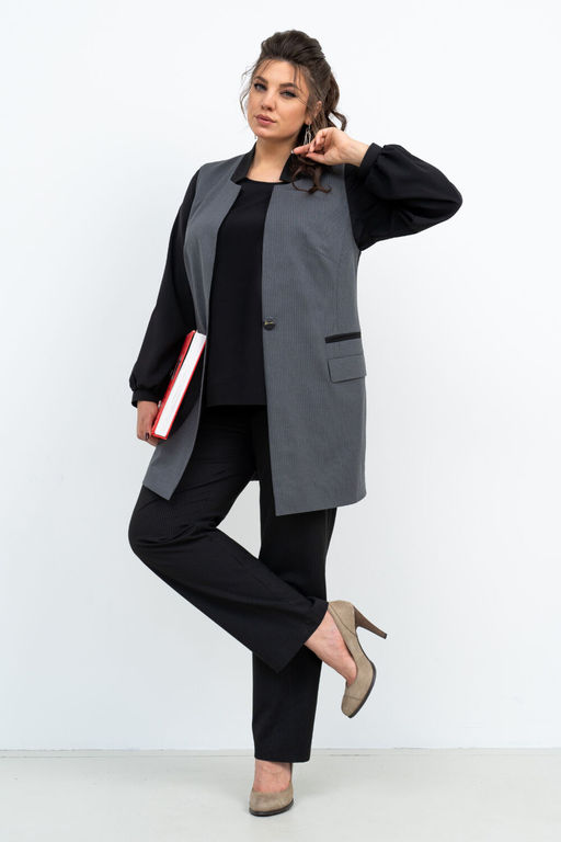 Костюм Aira Style 24-27/А Черный+серый