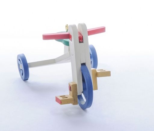 Елочная игрушка - Детский велосипед 1013 Classic Blue Wheels - Idh фото 5