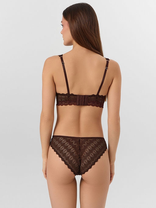 Бюстгальтер женский с мягкими чашками коричневый