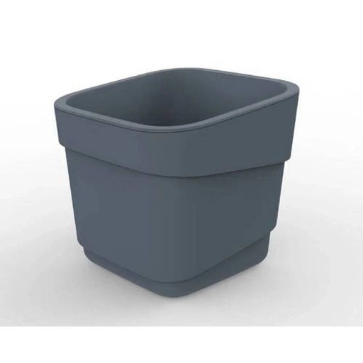 Горшок для цветов 2.2л d155 h145.5мм серый HILLS - Полимербыт фото 2