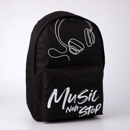 Рюкзак, отдел на молнии, наружный карман, цвет чёрный - Nazamok фото 2