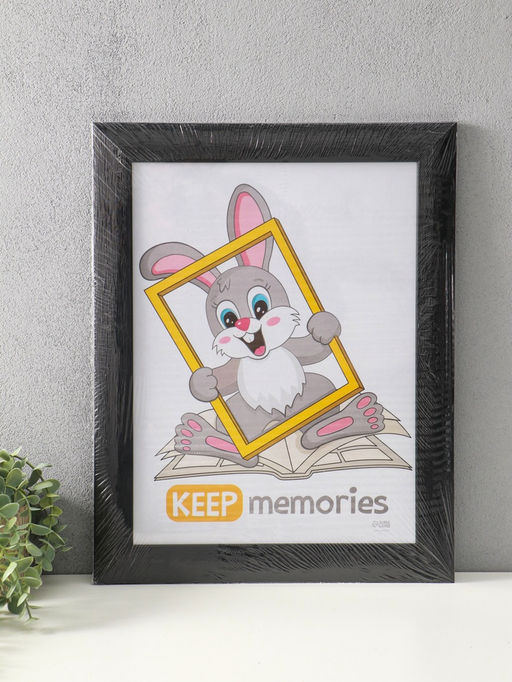 Фоторамка для фото 30×40 см Keep memories Luxe Elegance, пластик, чёрный, (пластиковый экран)