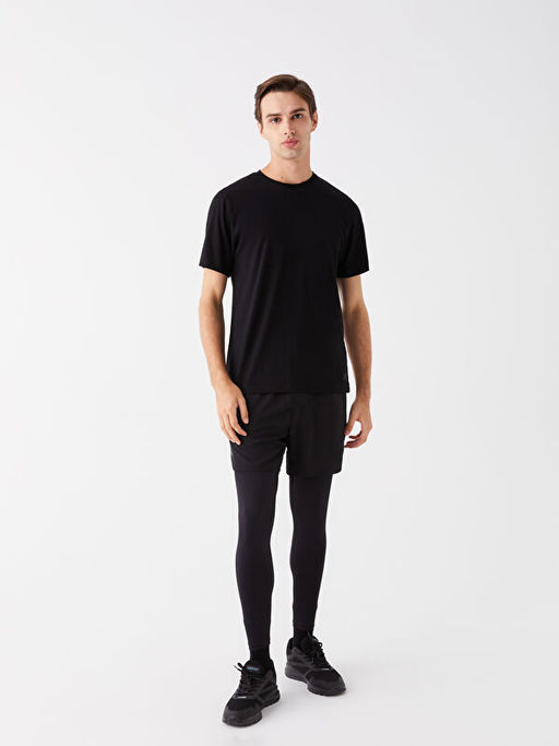 Bisiklet Yaka K?sa Kollu Erkek Spor Ti??rt - Waikiki фото 3