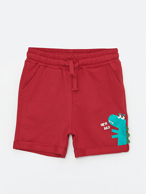 Beli Lastikli Bask?l? Erkek Bebek ?ort