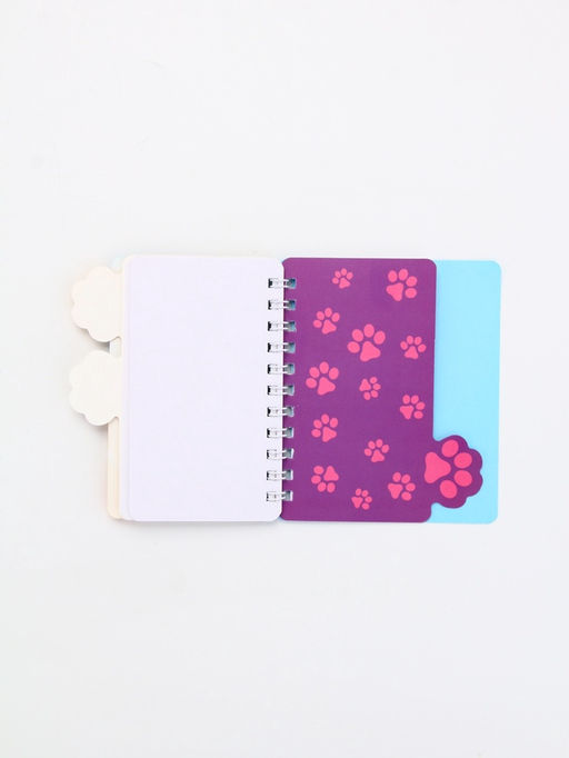 Блокнот с разделителями А7, 40 л "Корги"