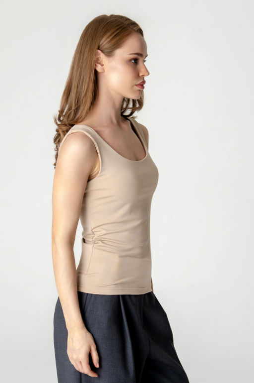 Арт.3801/1 Майка женская 44-48 (3 шт) Цвет:бежевый - Калинка фото 4
