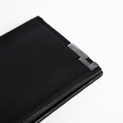 Портмоне мужское без застёжки, отдел для карт, для купюр, цвет чёрный - Simaland фото 3