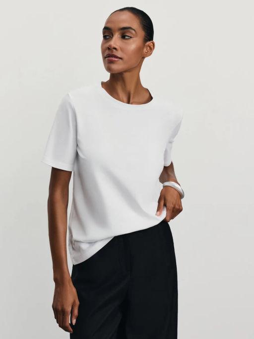 Базовая футболка из хлопка / Zarina  фото 3