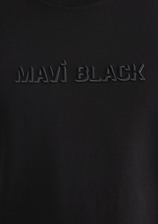 Mavi Black Bask?l? Siyah Tisort  фото 6