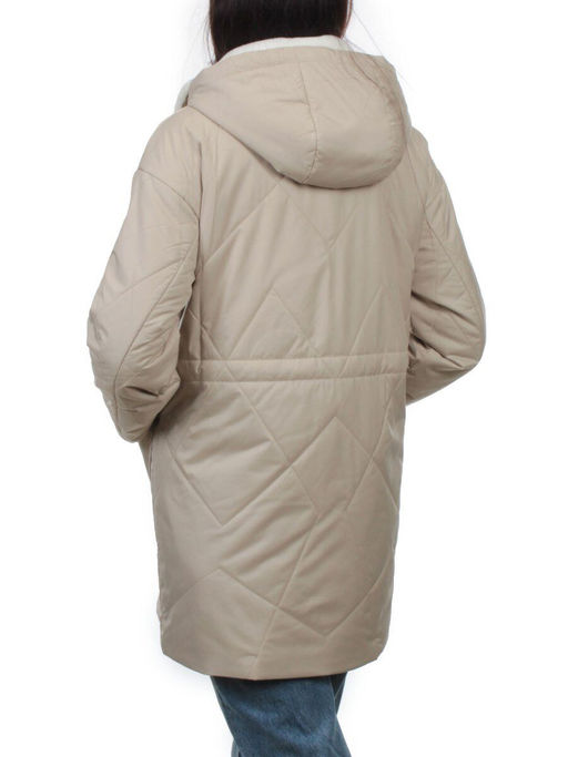 M24-096 BEIGE Куртка демисезонная женская (100 гр. холлофайбер) - Fashion фото 8