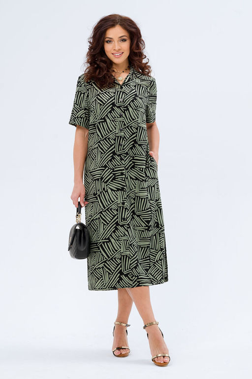 Платье-рубашка Джорджия (46-56) - Serenada фото 16