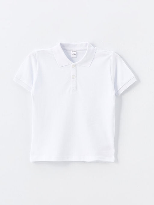 Polo Yaka Basic K?sa Kollu Erkek Bebek Ti??rt 2li - Waikiki фото 2