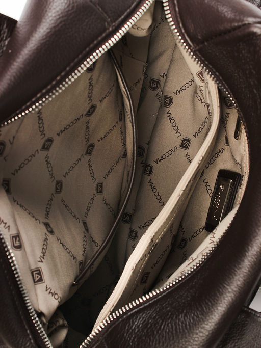 LACCOMA сумка НИ808-коричневый натуральная кожа