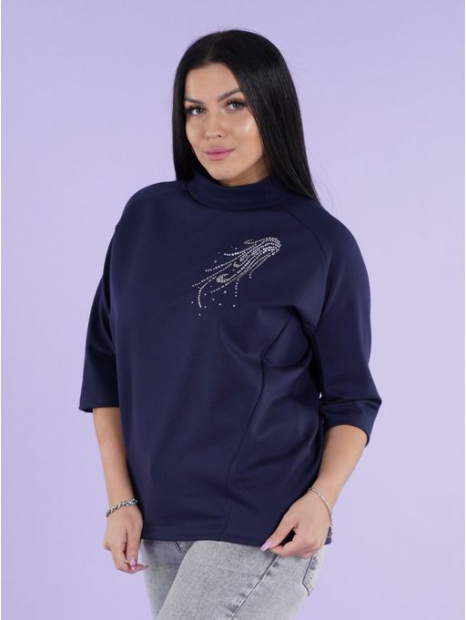 Афродита кофта женская черный - Lovetex фото 7