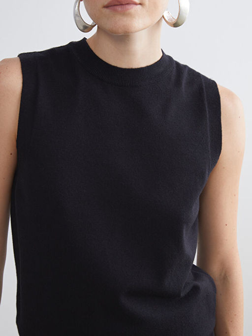 Bisiklet Yaka Kad?n Triko S?veter